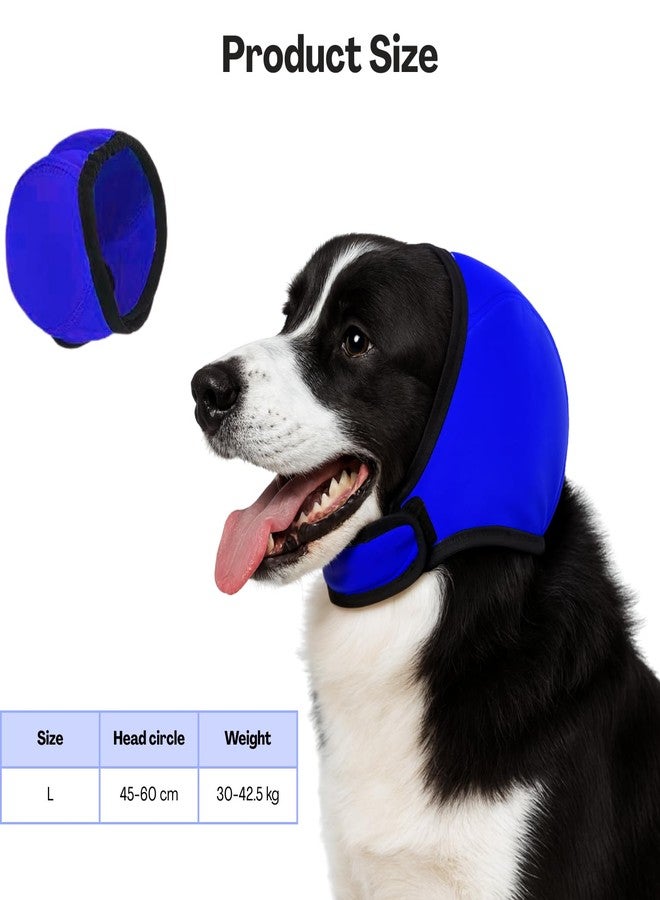 Flavizo Blue Dog Ear Muffs, Comfortable Noise Protection Ear Cover for Eating, Swimming, Therapy, Adjustable Dog Ear Protector, Stress-Reducing Ear Muffs for Dogs for Noise Cancelling - Image 2